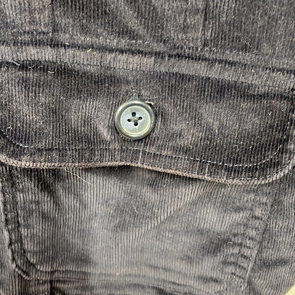 St. John’s Bay stretch Navy Corduroy Button up Jacket/Shacket size 2x - Picture 7 of 9